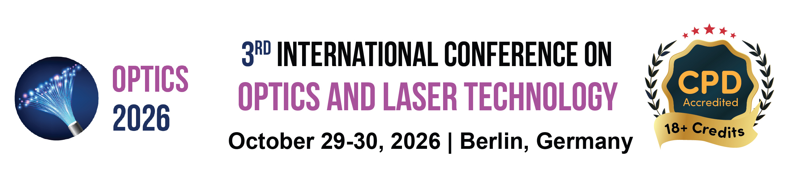 3rd International Conference on Optics and Laser technology