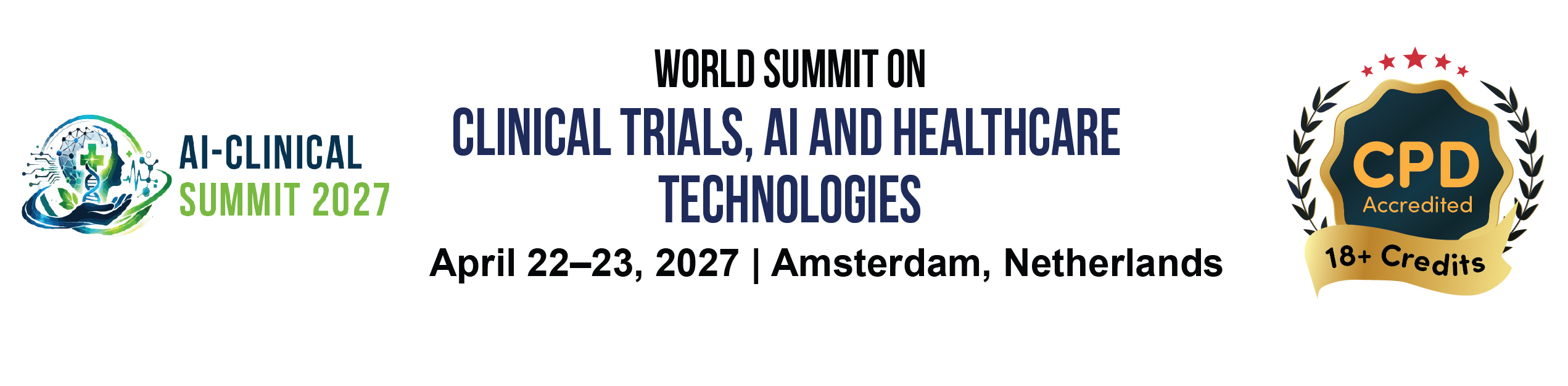 World Summit on Clinical Trials, AI and Healthcare Technologies